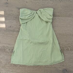 Princess Polly Light Green Strapless Dress